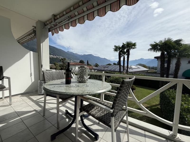 Attraktive 2.5 - Zimmer-Wohnung mit Terrasse und Tiefgaragenplatz - Residenza Collina Verde, Ascona (4)