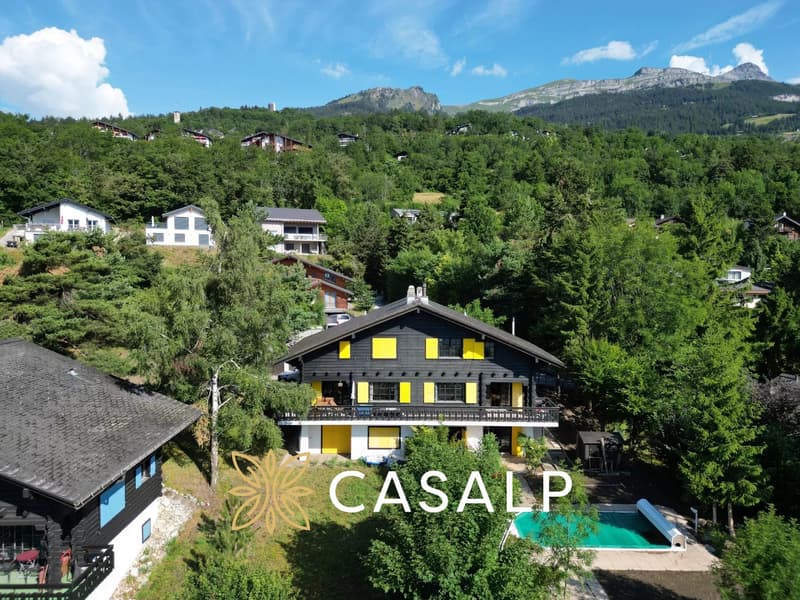 Charming semi-chalet with pool in Mollens (5)