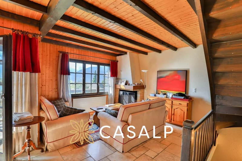 Charming semi-chalet with pool in Mollens (7)