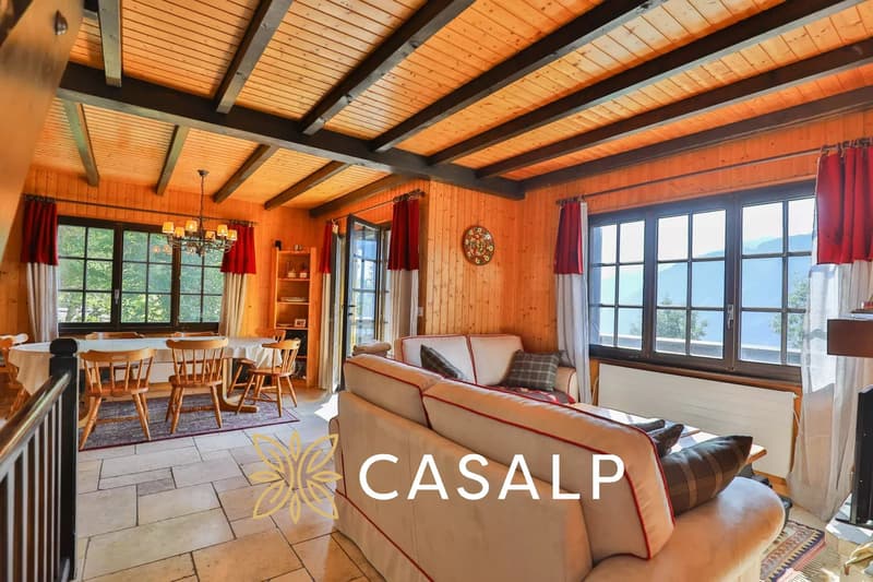 Charming semi-chalet with pool in Mollens (1)