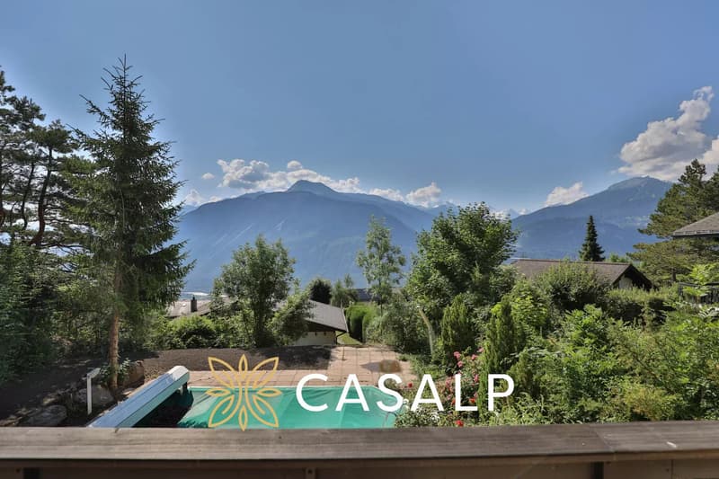 Charming semi-chalet with pool in Mollens (4)