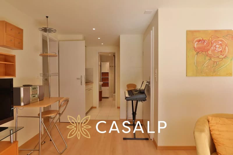 Studio in PPE in the heart of Crans with terrace (4)