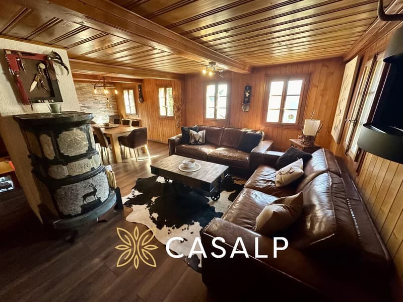 Charmant chalet rénové à Nendaz (1)