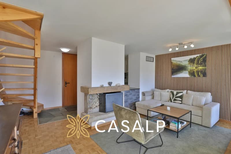 Duplex de 3.5 pièces avec vue splendide à Montana (5)