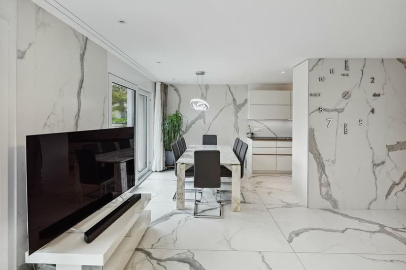Sold: Luxurious 6.5-room duplex apartment on the ground floor / New with 3 x 6 m pool (3)
