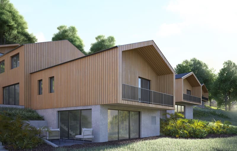 Magnifico Chalet-Villa mitoyen 4,5 pezzi a Vérossaz (2)