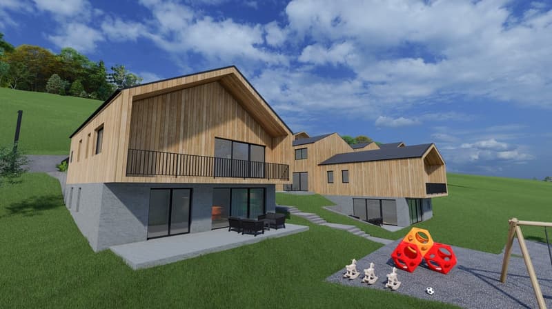 Magnifico Chalet-Villa mitoyen 4,5 pezzi a Vérossaz (8)