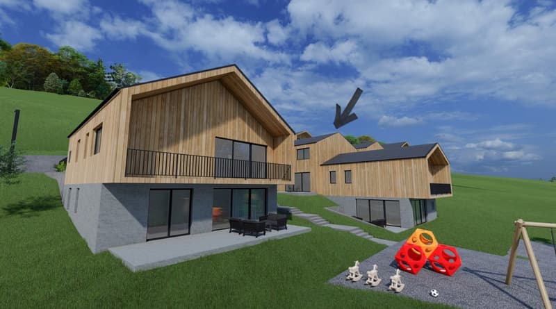 Magnificent Semi-Detached Chalet-Villa 4.5 rooms in Vérossaz (3)