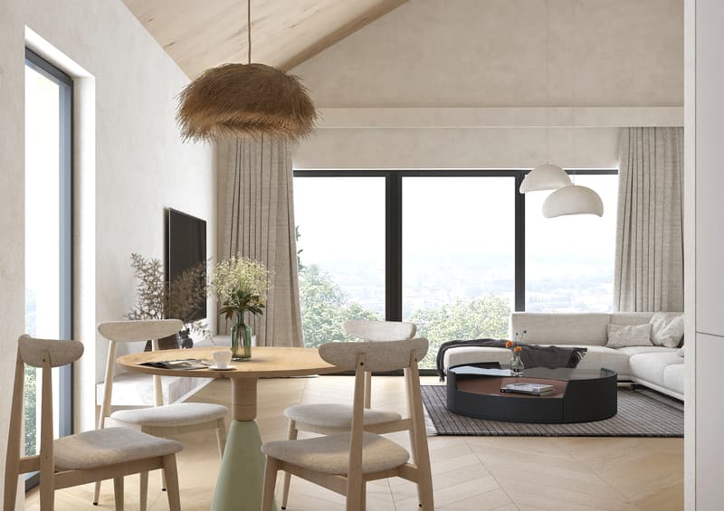 Magnificent Semi-Detached Chalet-Villa 4.5 rooms in Vérossaz (10)