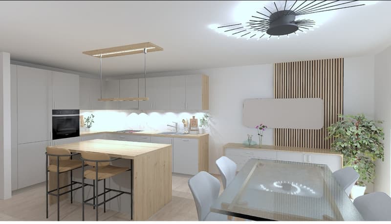 Magnificent Semi-Detached Chalet-Villa 4.5 rooms in Vérossaz (7)