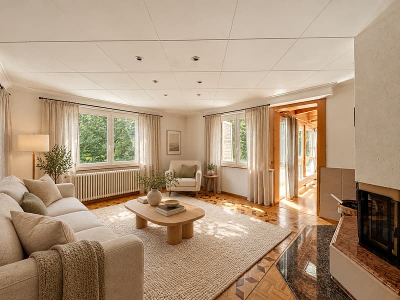 En exclusivité - Appartement de 7 pièces avec jardin (5)