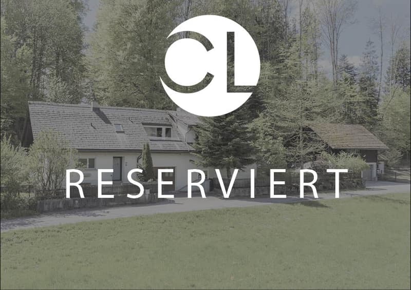 RISERVATO - Idillio naturale con molto terreno, fabbricato accessorio e privacy – vicino a Zug e Zurigo (1)