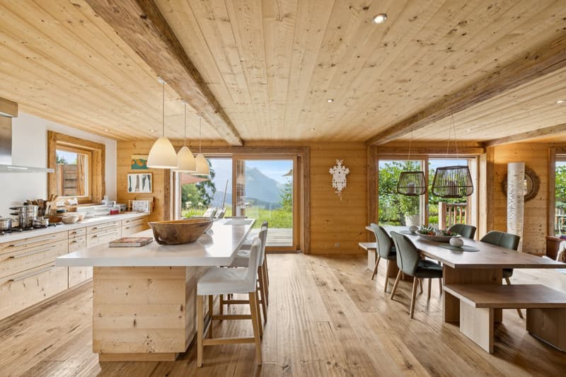 Elegant family chalet with panoramic views and terraced garden (8)