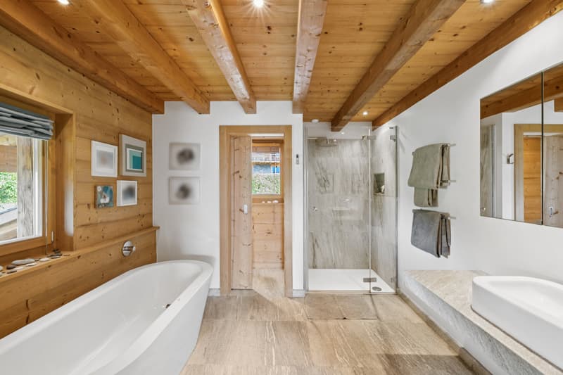 Elegant family chalet with panoramic views and terraced garden (9)