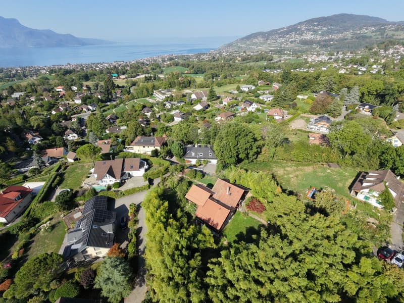 Superbe parcelle avec vue dégagée sur le lac à Blonay (1)