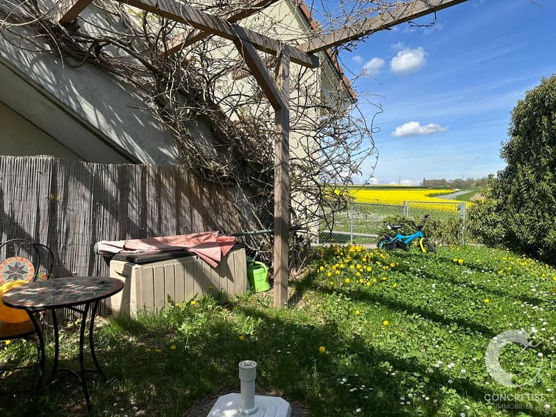Duplex with garden and view of the Alps/Mont-Blanc - Daillens (13)