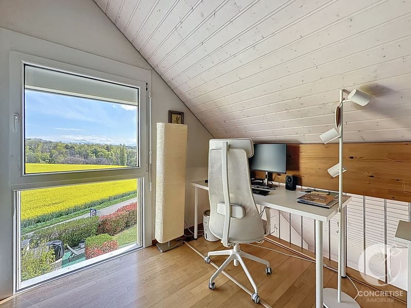 Duplex with garden and view of the Alps/Mont-Blanc - Daillens (9)