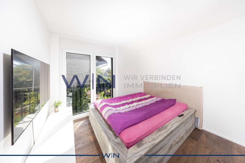 Schlafzimmer mit Ruhe