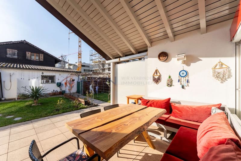 Gedeckte Terrasse