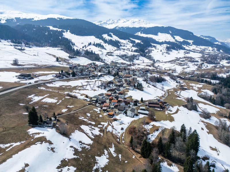 Dorf im weissen Kessel