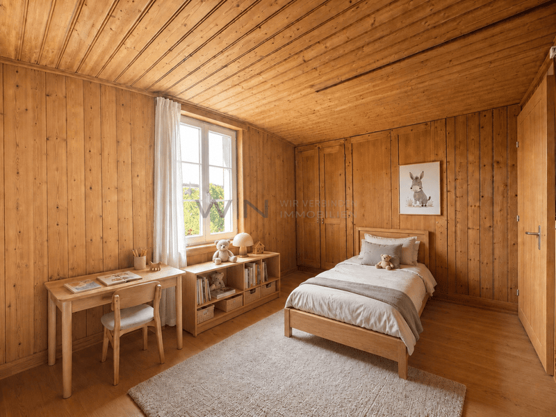 Insgesamt 4 Schlafzimmer