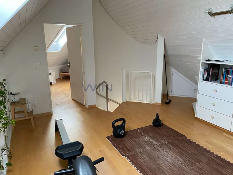 Dachboden Fitnessraum