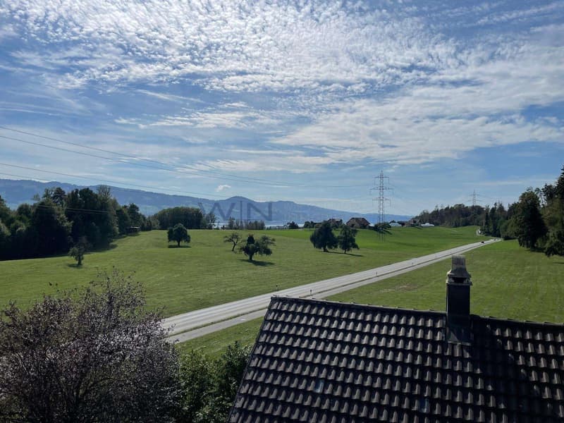 Schöne Fernsicht bis zum See