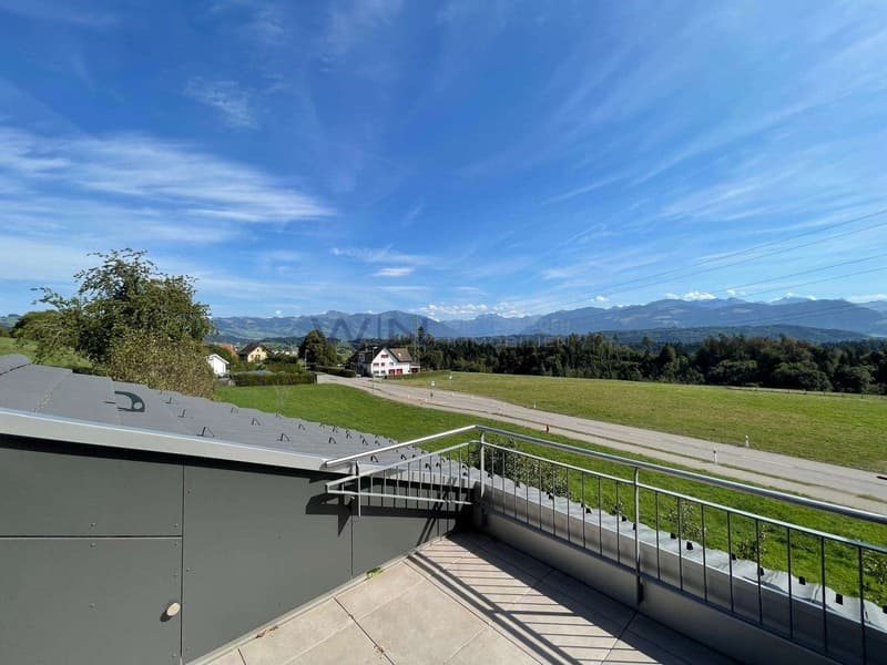 Sicht in die Berge