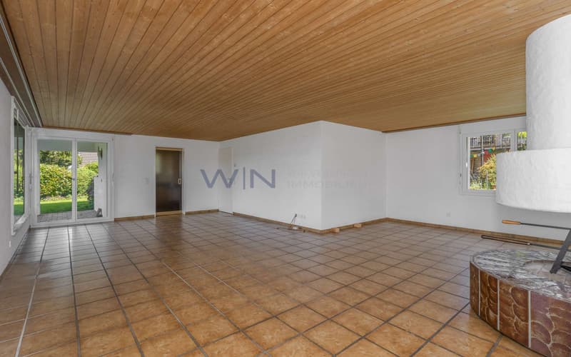 Chèemine im Wohnzimmer