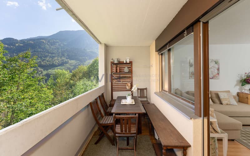 Balkon überdacht