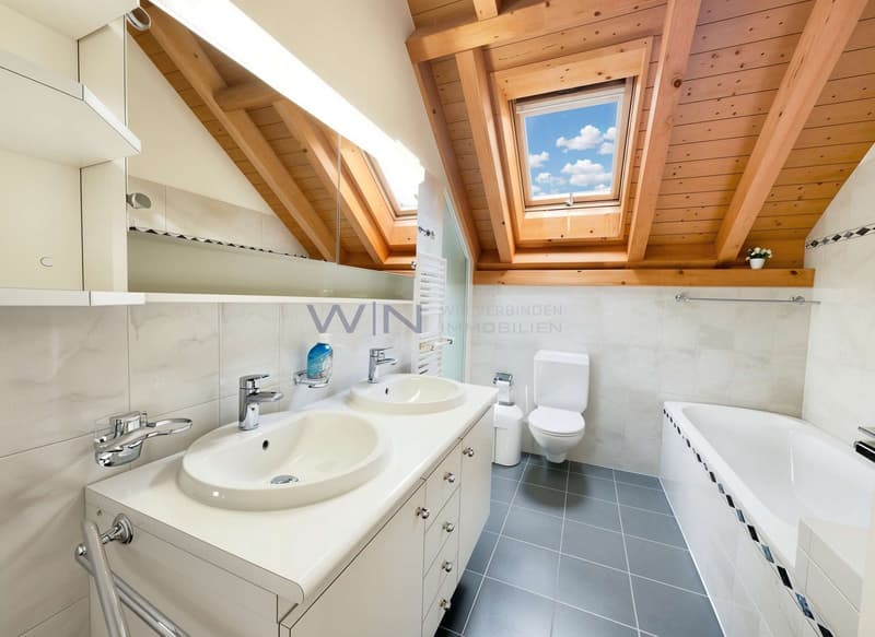 Himmel über der Wanne