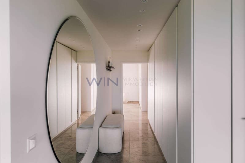 Empfang mit Spiegelblick