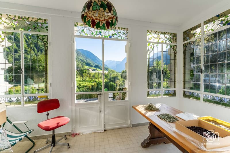 Loggia auf der Südseite