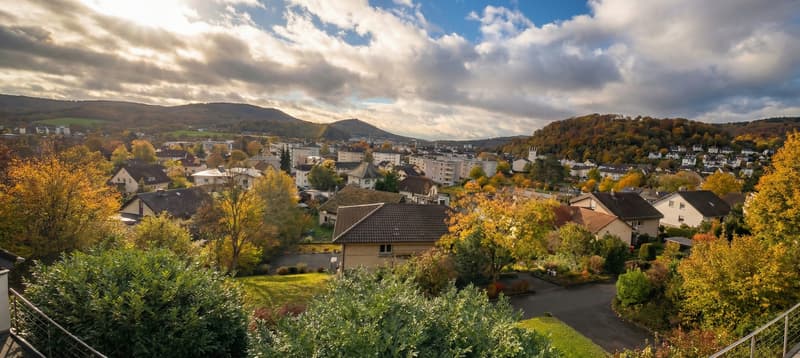 80 m² Terrasse mit Panoramablick — Penthouse-Wohnung über Olten (2)