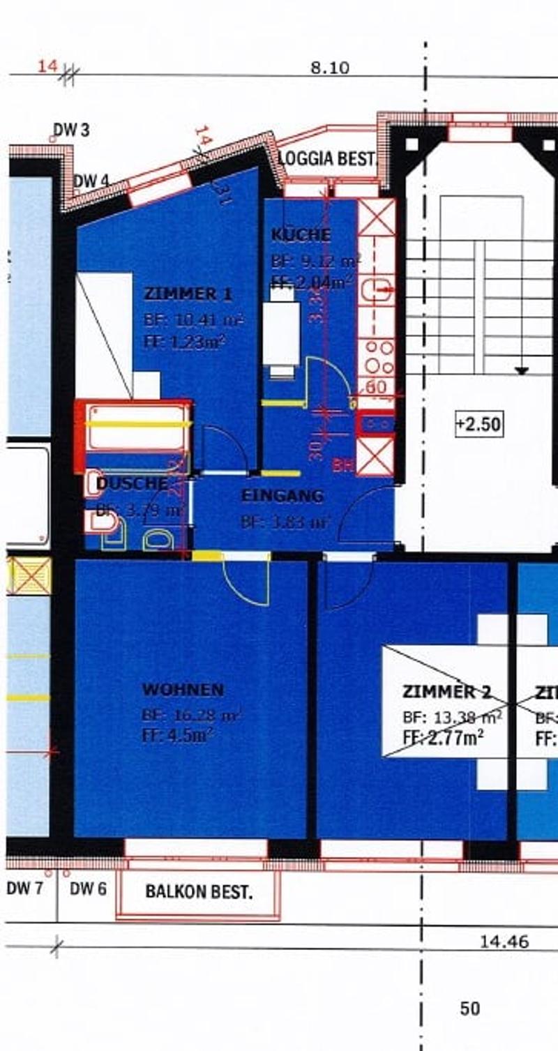 Charming 3.5-room apartment in Emmen with balcony (8)
