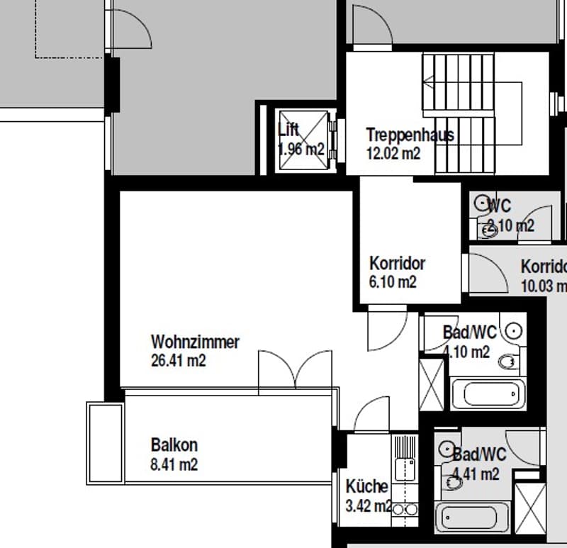 Gemütliche 1.5-Zimmerwohnung mit Balkon in Wettingen (6)
