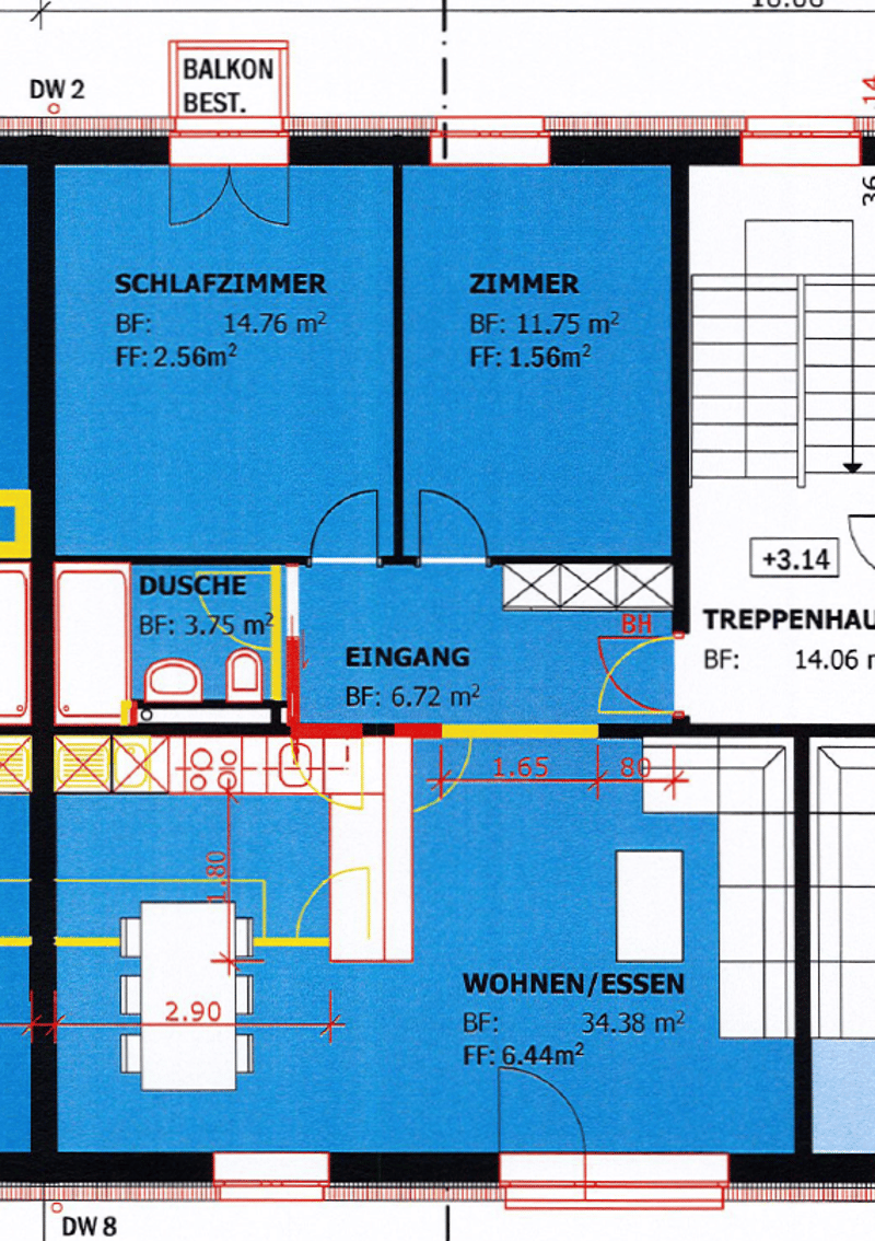 Charmante 3.5-Zimmerwohnung in Emmen mit Balkon (7)