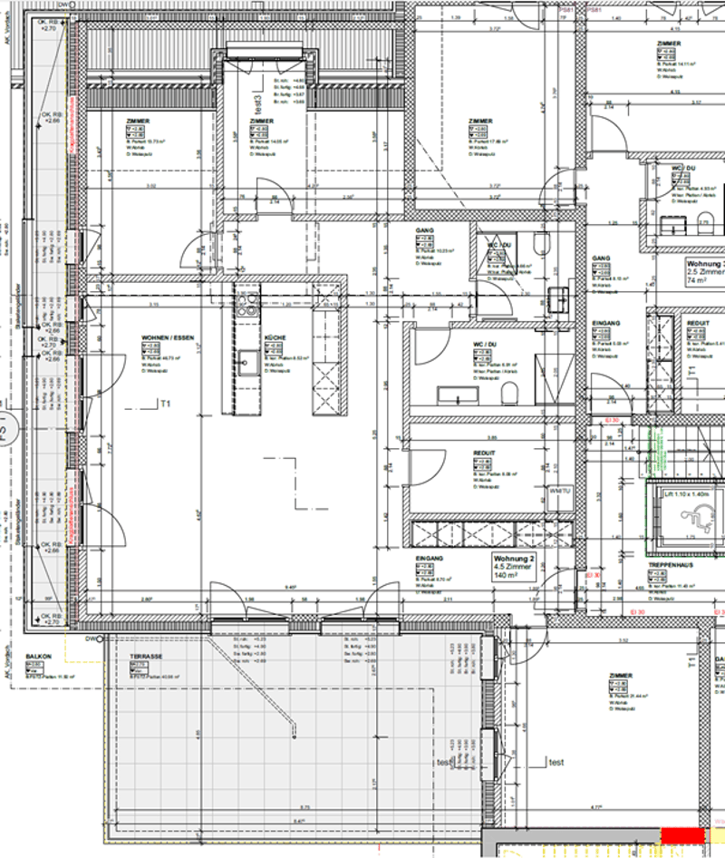 Grundrissplan Whg 202