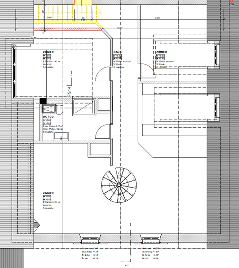 Grundrissplan Whg 201