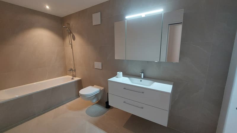WC und Badewanne