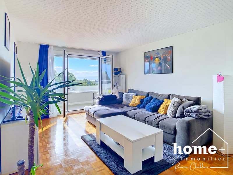 Apartment with 3.5 rooms, large balcony and unobstructed view (1)