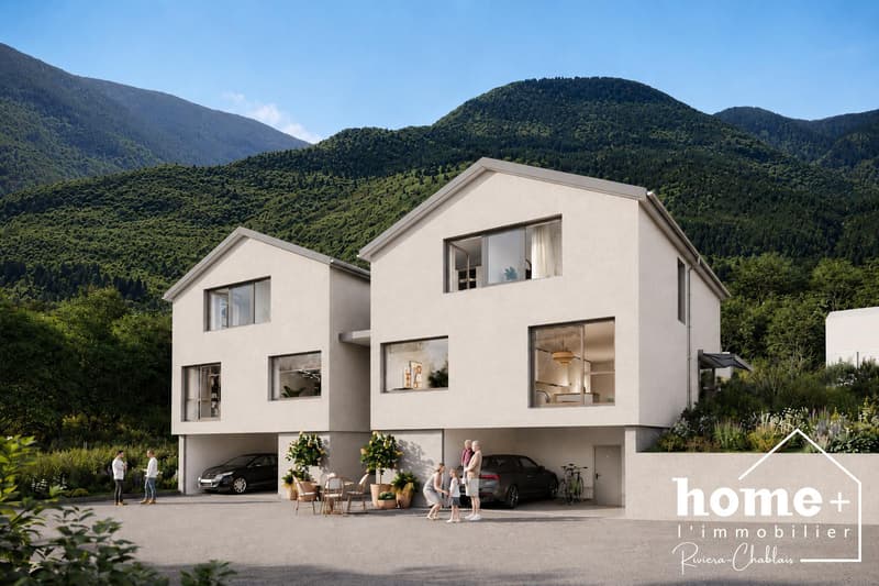 Villa individuale nuova di 5,5 locali, a soli 4 km dal Lago di Ginevra (1)