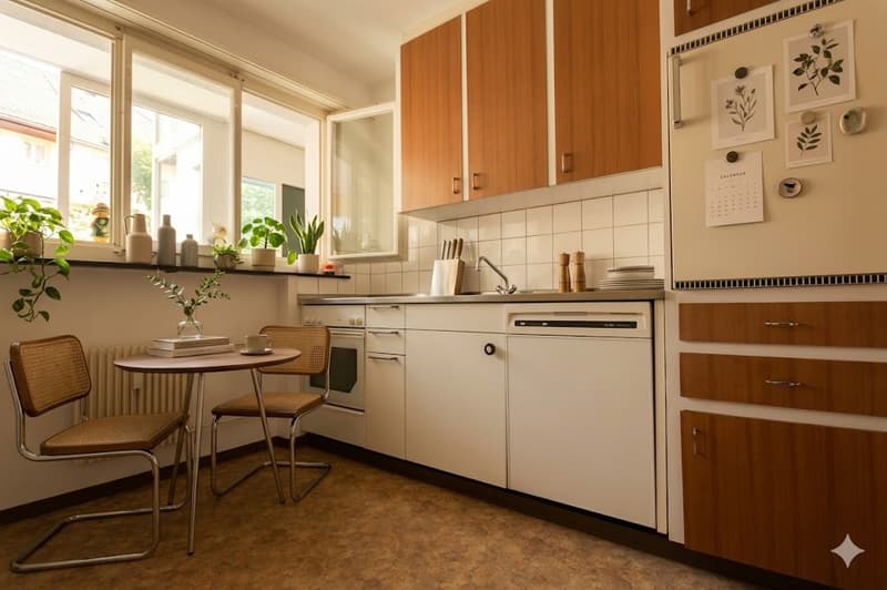 Appartamento centrale e economico di 2 locali con balcone e orientamento a sud ad Aadorf (3)