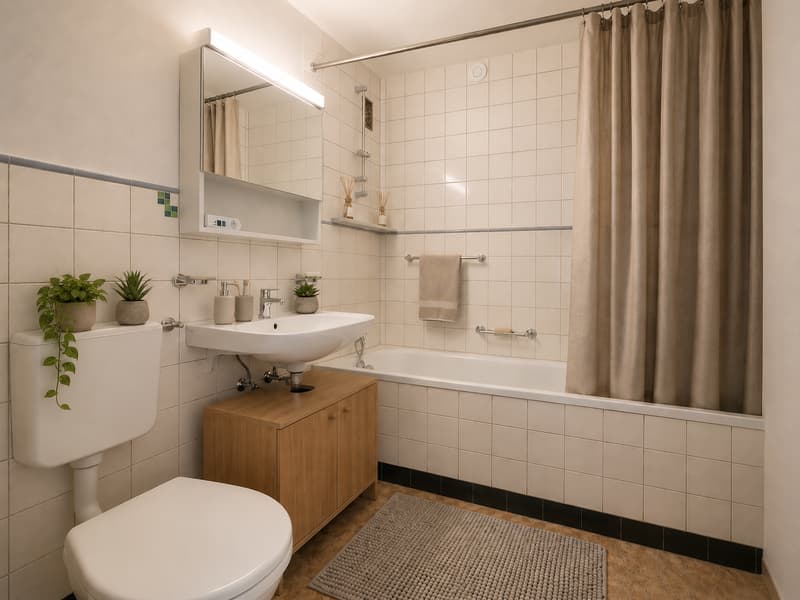 Appartamento centrale e economico di 2 locali con balcone e orientamento a sud ad Aadorf (4)