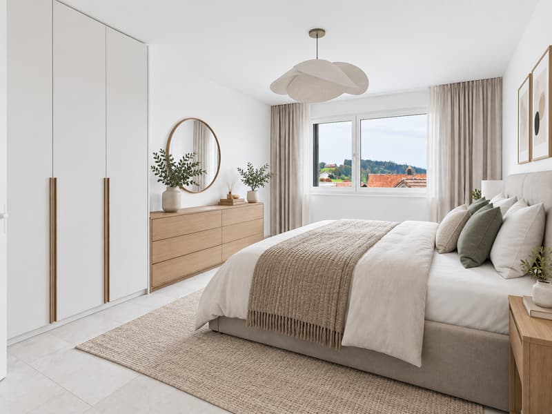 Neubau: 4.5-Zi-Wohnung mit grosszügigem Balkon und Weitsicht (5)