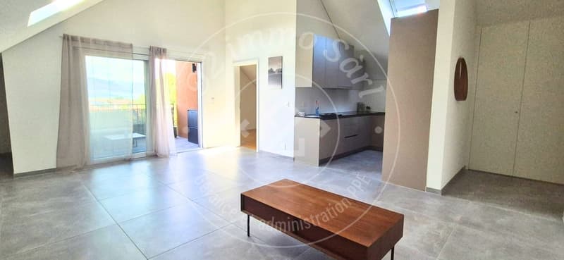 Beau 3,5 pièces au 2ème étage à Lully FR (2)
