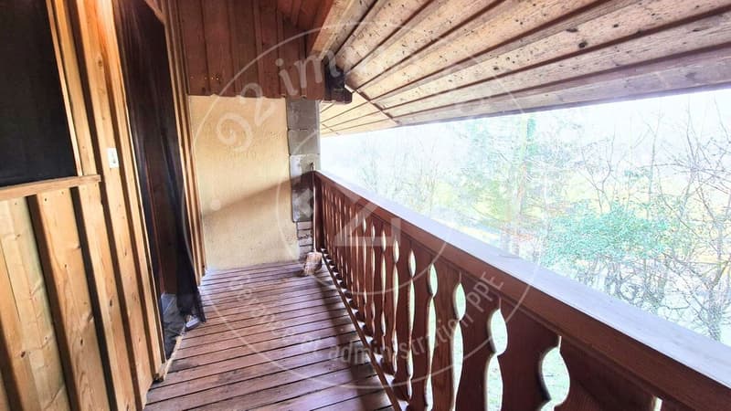 Charmant 2,5 pièces en duplex avec balcon et cheminée - Vauderens (4)