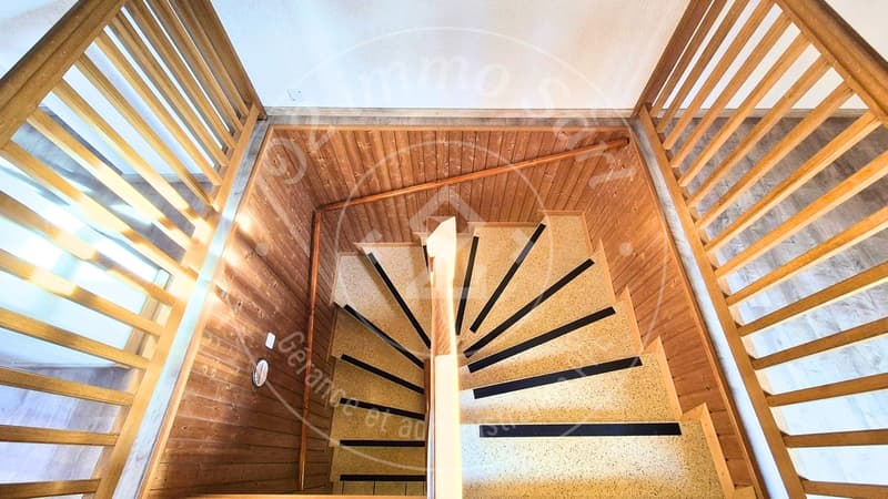 Charmant 2,5 pièces en duplex avec balcon et cheminée - Vauderens (6)