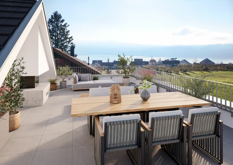 Appartamento penthouse di classe eccezionale - Vista sul lago inclusa (8)