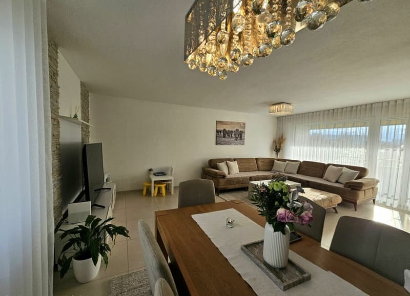 Appartamento 4.5 locali ben mantenuto e luminoso con balcone e vista panoramica (6)